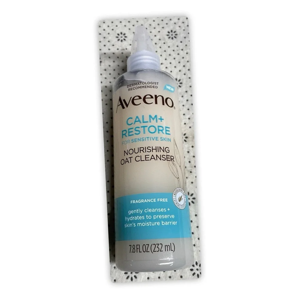 Aveeno Sensitive Skin Oat‎ Cleanser & Night Cream